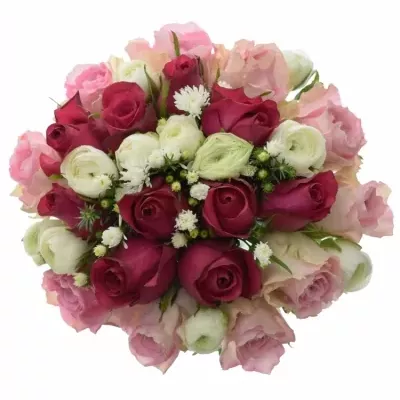 Míchaná kytice 34 ks CAROLOS Ø20cm