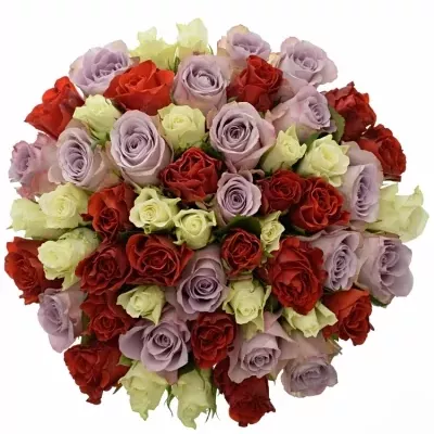 Kytice 55 míchaná DESIRÉE 40cm