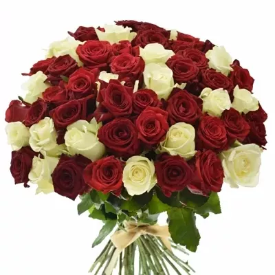 Kytice 55 míchaných růží CHRISTELLE 55cm
