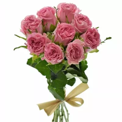 Kytice 9 růžových růží SEDUCTIVE@ 50 cm