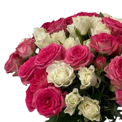 Kytice míchaná 100  květů růží TEREZIA