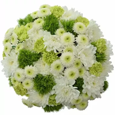 Míchaná kytice 32 ks DELPHINE 35cm