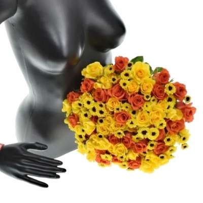 Míchaná kytice 50 ks SUNNY KYRIA