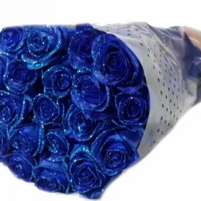 Modrá růže BLUE VENDELA + BLUE GLITTERS