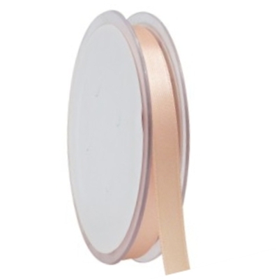 Oboustranná saténová stuha 10mm x 25m lososová