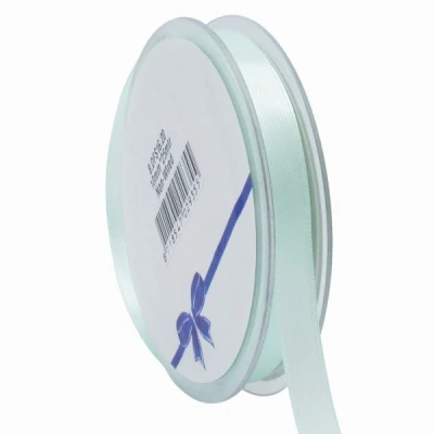 Oboustranná saténová stuha 10mm x 25m mátová