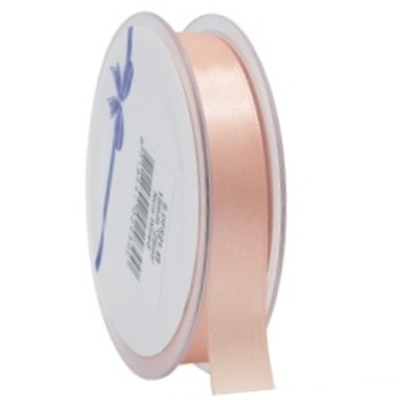 Oboustranná saténová stuha 15 mm x 25 m lososová