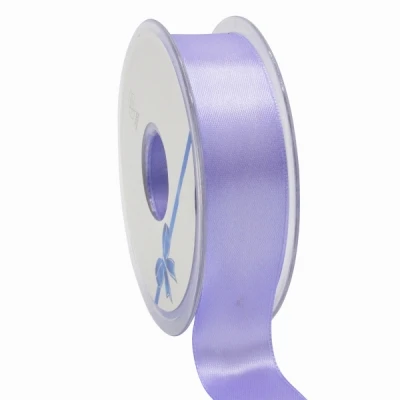 Oboustranná saténová stuha 25 mm x 25 m levandulová