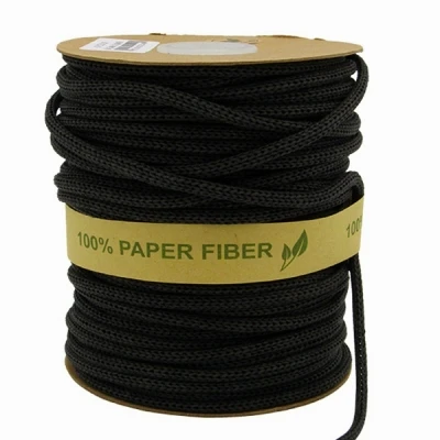 Papírová šňůra – Ø 4 mm x 50 m černá