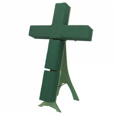 Pohřební kříž na stojánku 40x24x5cm