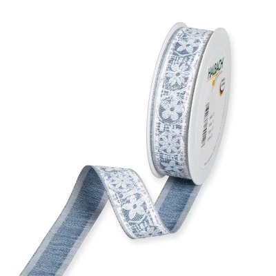 Potištěná stuha Květy