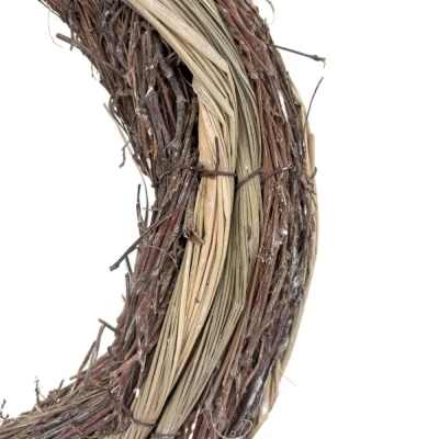 Proutěný věnec RHEA 35 cm (ø7cm)