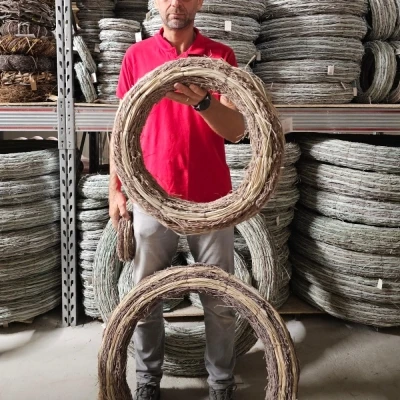 Proutěný věnec RHEA 53 cm (ø8,5cm)