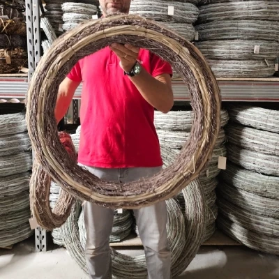 Proutěný věnec RHEA 75 cm (ø10cm)