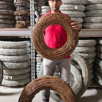 Proutěný věnec TEMBA 60 cm (ø15cm)