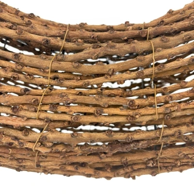 Proutěný věnec TEMBA 80 cm (ø19cm)