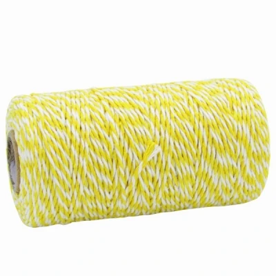 Dvojbarevná provázková šňůra 1,5 mm x 100 m žlutá