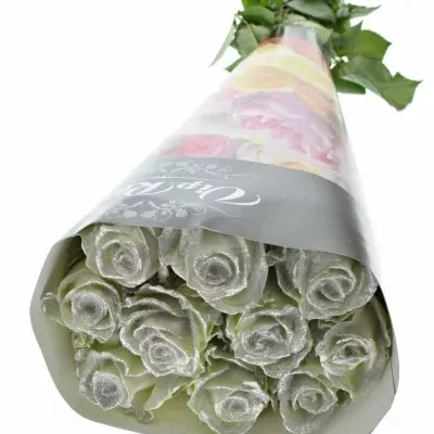 ROSA WAX BLING SILVER 70cm (XL)