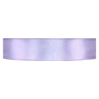 Saténová stuha oboustranná 25m x 15mm levandulová