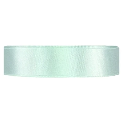 Saténová stuha oboustranná 25m x 15mm šedomodrá