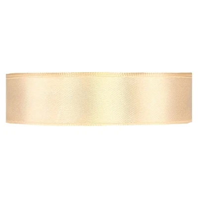 Saténová stuha oboustranná 25m x 20mm champagne