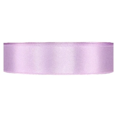 Saténová stuha oboustranná 25m x 20mm jemná lila