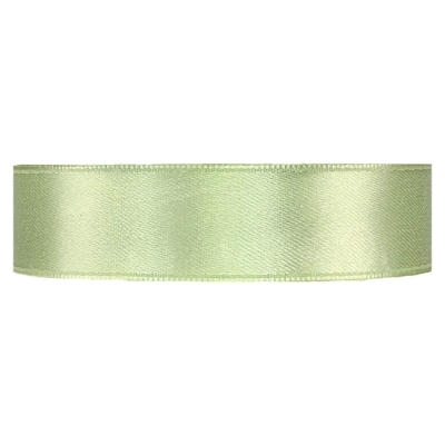 Saténová stuha oboustranná 25m x 20mm pistáciová