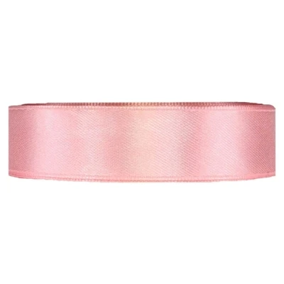 Saténová stuha oboustranná 25m x 20mm romantická růžová