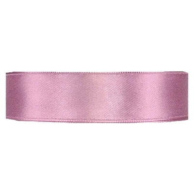 Saténová stuha oboustranná 25m x 20mm šeříková