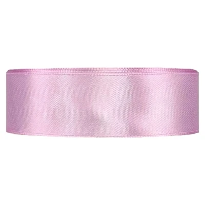 Saténová stuha oboustranná 25m x 25mm hortenziová