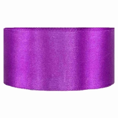 Saténová stuha oboustranná 25m x 38mm kosatcová