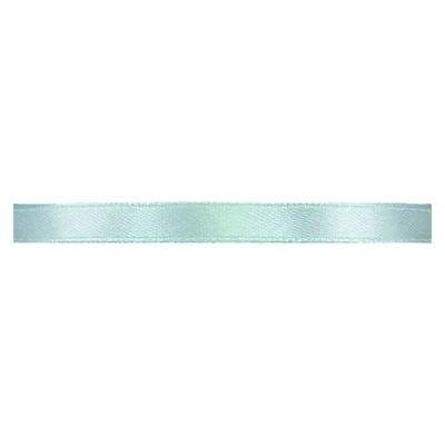 Saténová stuha oboustranná 25m x 6mm nebesky modrá
