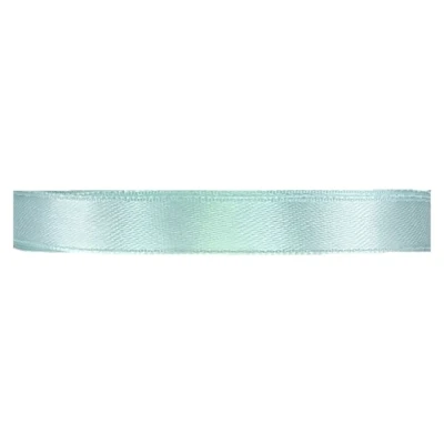 Saténová stuha oboustranná 25m x 9mm nebesky modrá