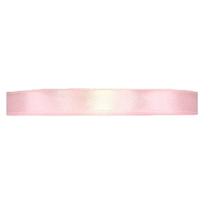 Saténová stuha oboustranná 25m x 9mm nežná růžová