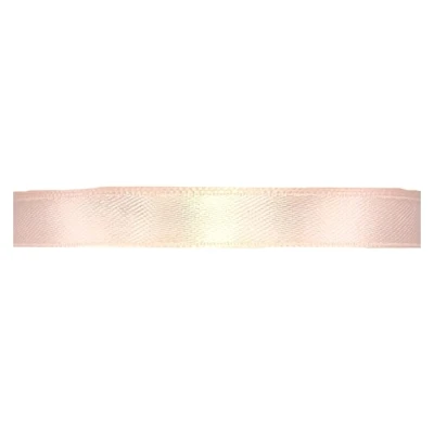 Saténová stuha oboustranná 25m x 9mm perlová růžová