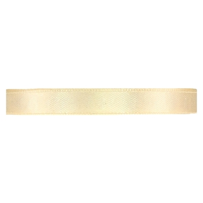 Saténová stuha oboustranná 25m x 9mm porcelánová