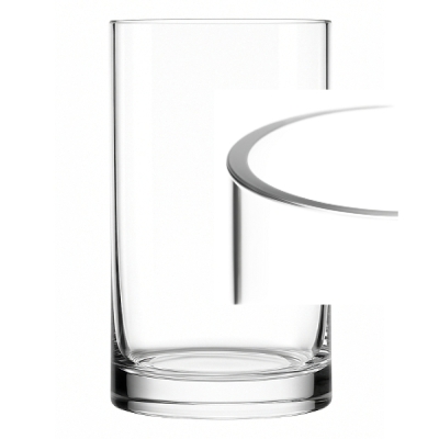 SILNOSTĚNNÁ VÁZA KYLIN CYLINDER ø12cm výška 25cm tl.3mm