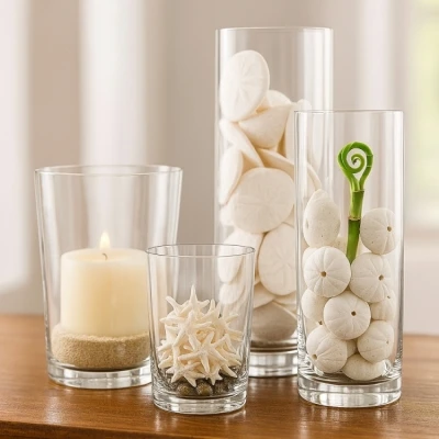 SILNOSTĚNNÁ VÁZA KYLIN CYLINDER ø15cm výška 50cm tl.5mm