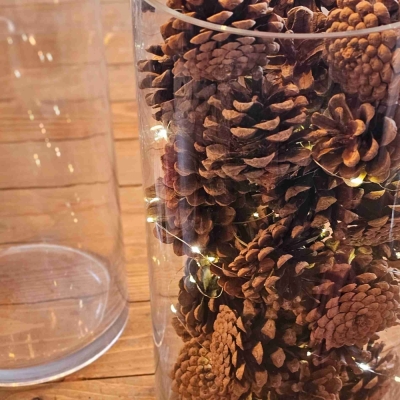 Silnostěnná váza Kylin cylinder ø20cm výška 40cm tl.5mm