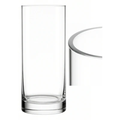 SILNOSTĚNNÁ VÁZA KYLIN CYLINDER ø20cm výška 50cm tl.5mm