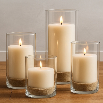 SILNOSTĚNNÁ VÁZA KYLIN CYLINDER ø20cm výška 50cm tl.5mm