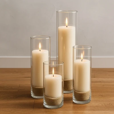 Silnostěnná vysoká váza Kylin cylinder ø20cm výška 60cm tl.6mm