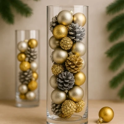 Silnostěnná vysoká váza Kylin cylinder ø20cm výška 80cm tl.7mm