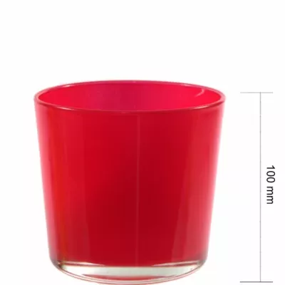 Skleněná miska NASHVILLE d10cm-bordová