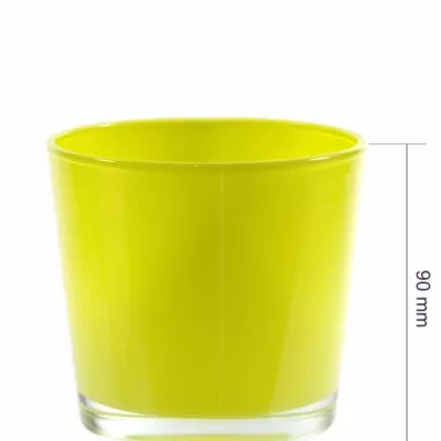 Skleněná miska NASHVILLE d10cm-limetková