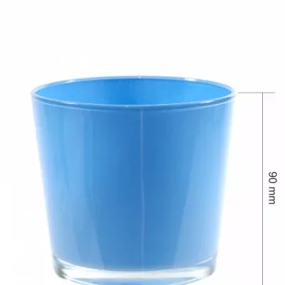 Skleněná miska NASHVILLE d10cm-modrá