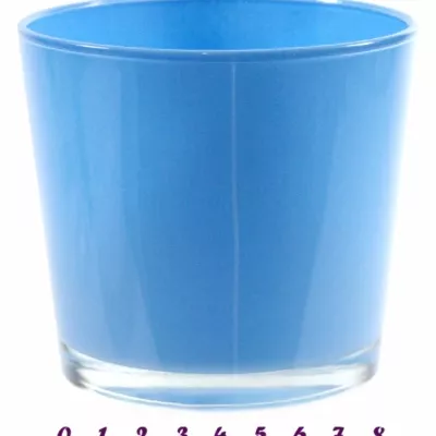 Skleněná miska NASHVILLE d10cm-modrá