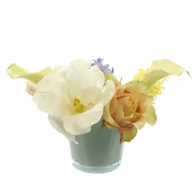 Skleněná miska NASHVILLE d10cm-sv.modrá