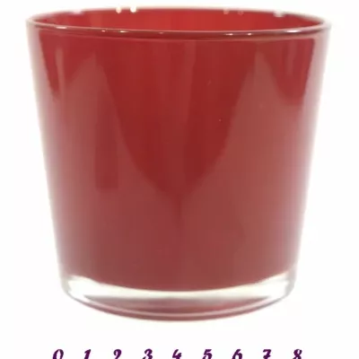 Sklenená miska NASHVILLE d10cm-vínová