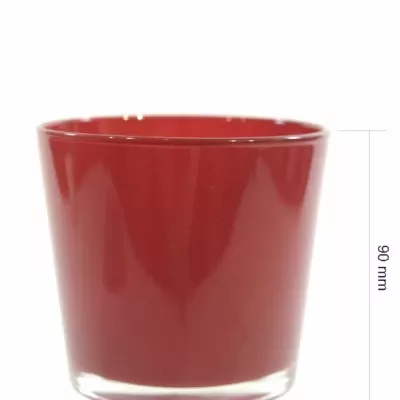 Skleněná miska NASHVILLE d10cm-vínová